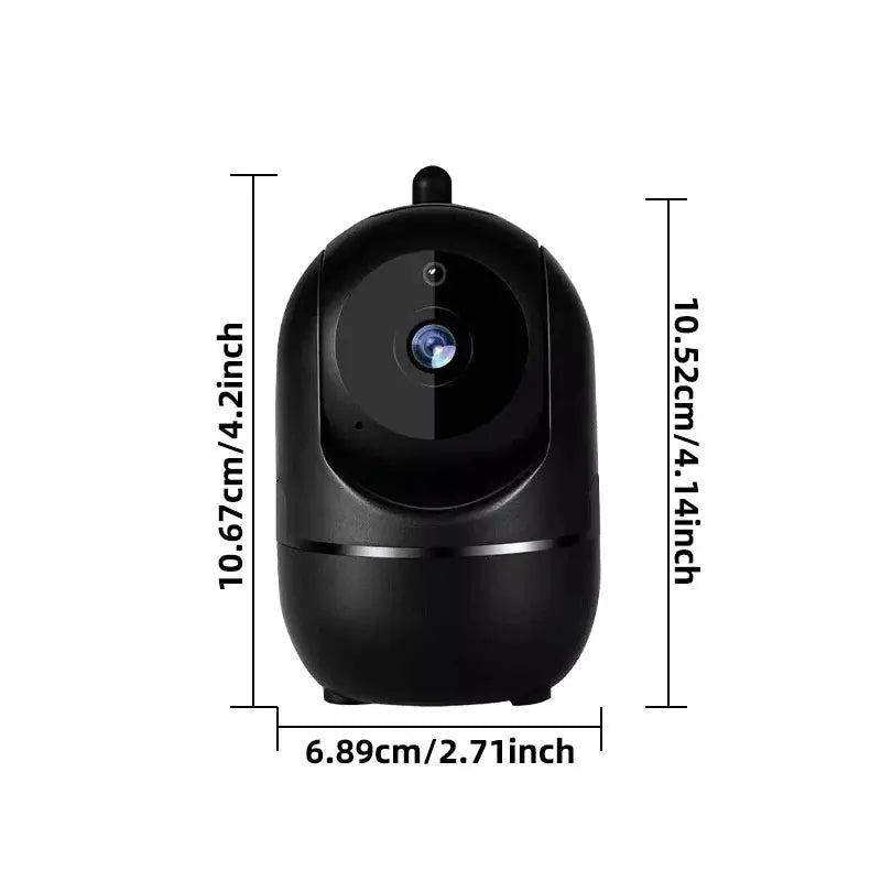 Monitor de bebé con cámara IP wifi de 296P (3 MP), Full HD, seguimiento automático, inalámbrica, audio bidireccional, visión nocturna, seguridad para el hogar inteligente.
